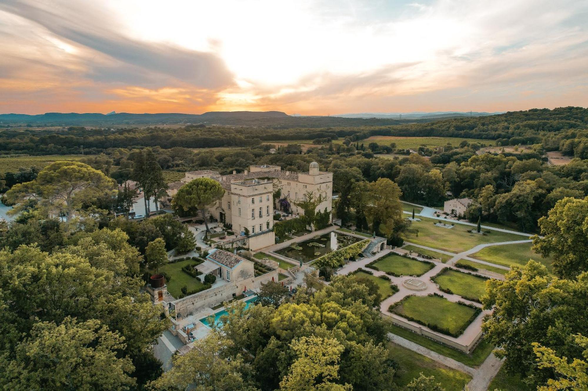 Hotel Chateau De Pondres Villevieille Exterior foto